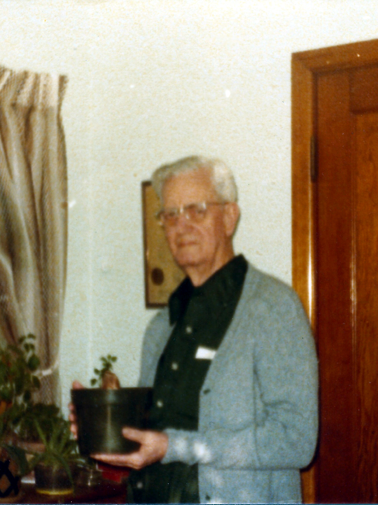Rev. Harry C. Welp in Effingham, Illinois, later years