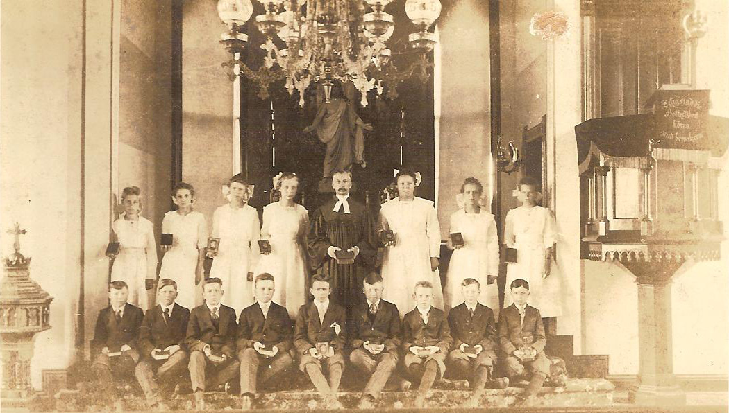 1913 confirmation class, St. John's Post Oak