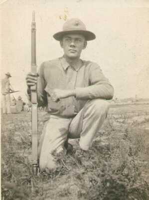 Walt C. Rafert while in the Marines